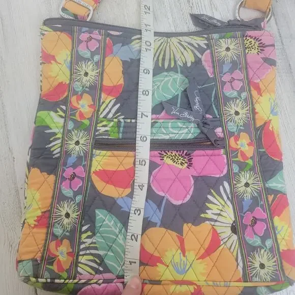 Vera Bradley Coastal Paradise Hipster Cross Body Purse - Picture 15 of 16